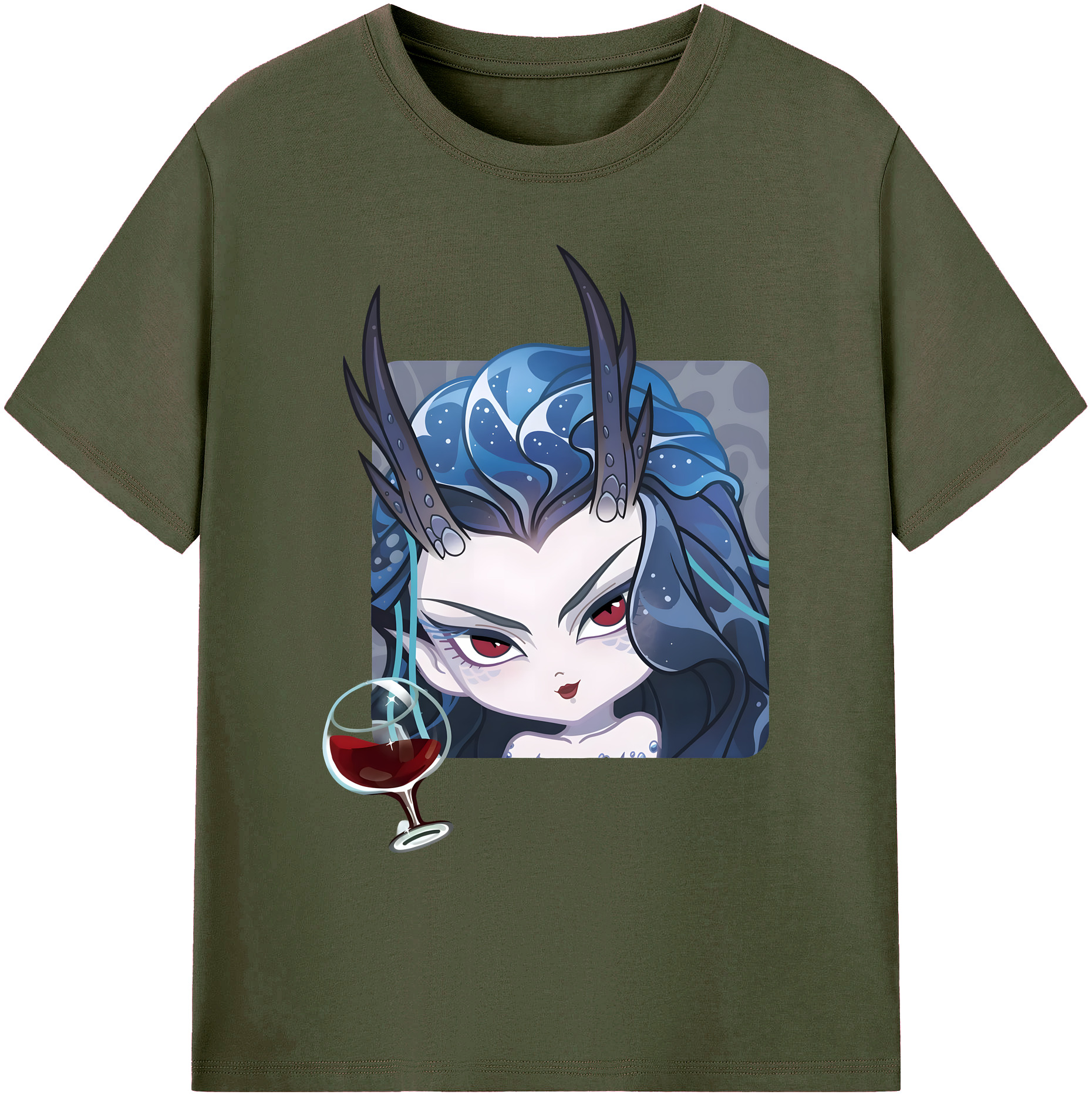 （画像用） Ne Zha 2 ナタ 魔童の大暴れ 綿100％ メンズ半袖Tシャツ｜肌触りやわらか＆通気性